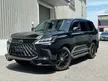 Recon 2019 Lexus LX570 5.7 Black Sequence SUNROOF, 360 CAMERA, COOLBOX
