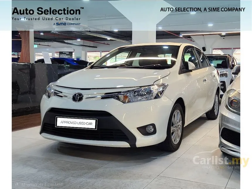 2015 Toyota Vios E Sedan