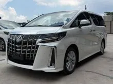 2022 Toyota Alphard 2.5 S BLACK INTERIOR  7 SEATER LOW MILEAGE