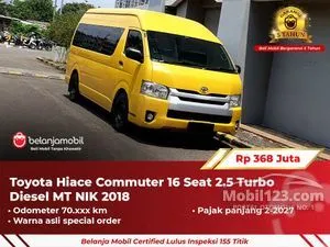 2018 Toyota Hiace 2.5 Commuter Van