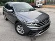 Used 2022 Volkswagen Tiguan 1.4 Allspace Elegance 7 Seaters LOW MILEAGE 21K UNDER WARRANTY TIL MAY 2027 FULL SERVICE RECORD WITH VW SC HIGH LOAN