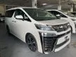 Recon (YEAR END PROMOTION & 5YRS WARRANTY) 2019 Toyota Vellfire 2.5 ZG Edition MPV