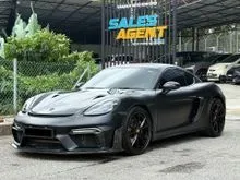 2018 Porsche 718 2.0 Cayman Coupe (FORGED CARBON GT4RS BODYKIT) MIL 74K KM ONLY