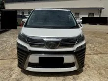 2019 Toyota Vellfire 2.5 ZG MPV - Premium MPV, Executive Style