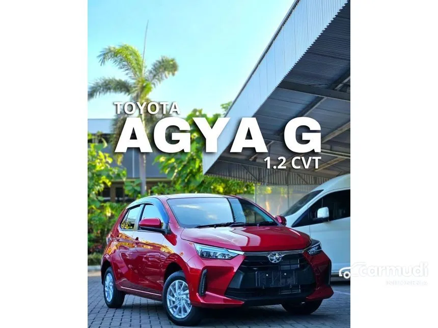Jual Mobil Toyota Agya 2024 G 1.2 di Jawa Barat Automatic Hatchback Merah Rp 10.000.000