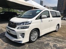 2014 Toyota Vellfire 3.5 ZAG FULL SPECS SHOWROOM COND LOW MILEAGE