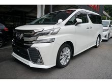 2016 Toyota Vellfire 2.5 Z Golden Eyes (A) -UNREG-