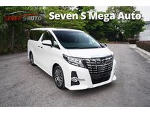 2016 Toyota Alphard 2.5 SC Package MPV Full Spec