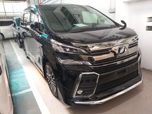 2015 Toyota Vellfire 2.5 ZG FULL SET ALPINE TV RADIO MODELISTA BODYKIT UNREG15