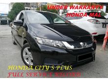 Honda City 1.5 S+ i-VTEC FULL SERVIS RECOD WARANTY HONDA MAL 1 OWNER ORI 60K KM ONLY