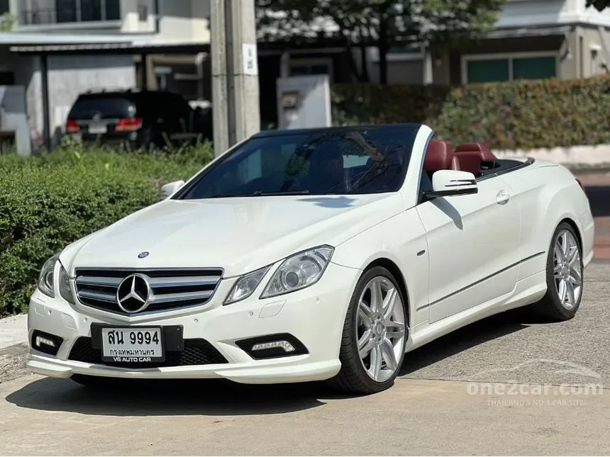 2011 Mercedes-Benz E250 Avantgarde CGI BlueEFFICIENCY Convertible