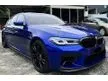 Used 2017 BMW M5 4.4 V8 Competition TwinTurbo Bowers&Wilkins Akrapovic Eventuri Full Carbon Pack No Accident No Flood