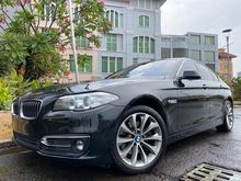2016 BMW 520i 2.0 Luxury Sedan Reg.2017 Black On Saddle Tan Km20rb Speedo Digital Extend Wrnty5Thn #AUTOHIGH #BEST OFFER
