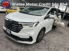 Honda Odyssey 2.4 ABSOLUTE NEW MODEL WELCAB GRADE 6A 3K KM 2 POWER DOORS 4CAM Honda SENSING 7 SEATERS 2021 UNREG JAPAN FREE TINTED COATING WARRANTY
