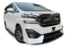 EL 3.5 UNREGISTER Toyota Vellfire 3.5 Executive Lounge MPV , FULL MODELISSTA BODYKIT , SUNROOF , EXECUTIVE SEAT , JBL HOME THEATER , SURROUNDER CAMERA