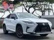 Recon 2017 Lexus RX200t 2.0 F Sport RX300 *Red Leather *Panroof *Full Spec - Cars for sale