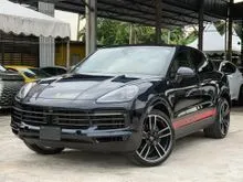 2022 Porsche Cayenne 3.0 COUPE PLATINUM EDITION SUV BOSE SOUND SYSTEM PDLS PANORAMIC 4CAM SPORT CHRONO PACKAGE BROWN INTERIOR