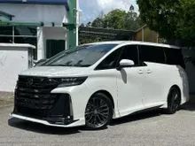 BLACK LEATHER GR BODYKIT UNIVERSAL SIDE STEP GRADE 6A 2025 Toyota Vellfire Z Premier 2.4 TURBO ELECTRICAL MEMORY VENTIALTION SEAT DIM BSM SUNROOF HUD