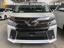 2015 Toyota Vellfire 2.5 ZA 7seats 360view PowerBoot Home Theater JBL Sounds Syetem