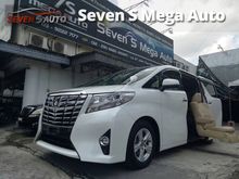 2015 Toyota Alphard 2.5 G WELCAB + UNREG + 2 Elec.Leather Seats + 14