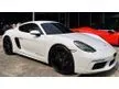Used 2017 Porsche MSIA Warranty AUG2024 PASM PDLS Sport Chrono Sport Exhaust Carbon Pack BOSE 718 2.0 Cayman 48K KM Perfect Condition