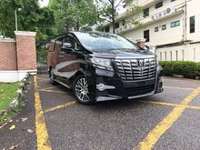 PRICE CAN NEGO!!! SC 2.5 Toyota Alphard UNREGISTER!!! PILOT SEAT , HALF-LEATHER SEAT , ANDROID DVD , ROOF WITH MONITOR!!! NEW STOCK!!!