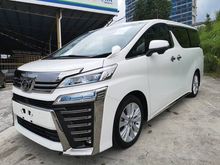 ~ 2020 NEW YEAR SALES ~ 2018 Toyota Vellfire 2.5 ZA MPV