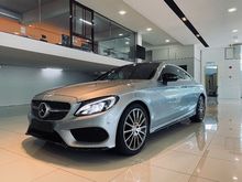 2016 MERCEDES BENZ C300 2.0T COUPE RED LEATHER