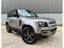 2022 Land Rover Defender 2.0 90 P300 HSE SUV X-DYNAMIC (A) 2 TONE INTERIOR BIG SCREEN MERIDIAN SOUND R/ROOF FULL SPEC JAPAN UNREG