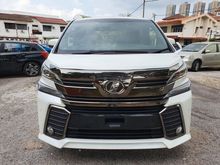 2016 Toyota Vellfire 2.5 Z Golden Eyes (A) LOW MILEAGE AS 13K KM ONLY