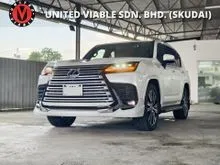 2023 Lexus LX 600 3.4 SUNROOF MARK LEVINSON RED INTERIOR 7SEATER 6A 5K KM 5YRS LEXUS WARRANTY