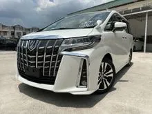 2019 Toyota Alphard 2.5 G S C Package MPV SC**SUNROOF**DIM**BSM**PREMIUM WARRANTY**SHOWROOM CONDITION**