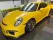 Used KUNG FU YELLOW PRE LOVED 2015/2018 PORSCHE 911 GT 3 COUPE CUSTOMS PE SPORTS EXHAUST