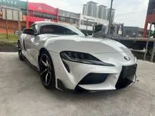 2022 Toyota GRSupra 3.0 RZ / WHITE COLOUR / 16KM / BLACK RED INTERIOR / JBL SOUND / GRADE 4.5 / 5 YEARS WARRANTY