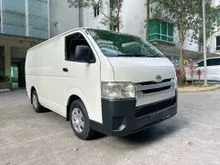 True 2014 Toyota Hiace 2.5 Panel Van
