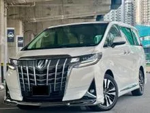2018 Toyota Alphard 3.5 SC MPV // Facelift // 8 Speed // Sunroof Moonroof // Dual Power Sliding Door // Full Leather Seat // Blind Spot // DIM Mirror