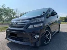 Toyota Vellfire 2.4 8-SEATER MPV MODELISTA BODYKIT RAYA OFFER 1 POWER DOOR HOT STOCK BEST BUY