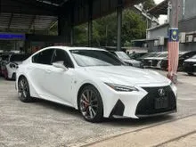 2021 Lexus IS 300 2.0 F Sport TURBO SUNROOF 360 CAMERA BSN VENTILATED SEAT DIGITAL METER TYRE PRESSURE SENSOR ORANGE CALLIPER RED LEATHER PADDLE SHIFT