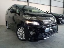 Toyota Vellfire 2.4 2 POWER DOOR REAR MONITOR RAYA PROMOTION 2013