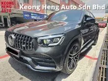 YEAR MADE 2021 Mercedes-Benz AMG GLC43 3.0 4MATIC Coupe 385BHP CBU Mercedes Benz Malaysia Full Sercvice C&C ((( FREE 2 YEARS WARRANTY )))