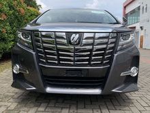 2016 Toyota Alphard 2.5**5 YEARS WARRANTY**2 POWER DOOR**EXCELLENT CONDITION