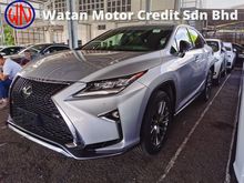 LEXUS RX200T F SPORT 2.0 TURBO MEMORY BLACK LEATHER SEAT POWER BOOTH PARKING CAMERA 20 INCHES SPORT RIMS 2016 JAPAN UNREG