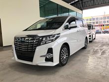 2017 Toyota Alphard 2.5 G S C Package MPV