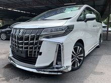 2018 Toyota Alphard 2.5 SC (PROMOTION PRICE) SUNROOF ,BIG ALPINE PLAYER ,MODELLISTA BIDYKIT ,ALPINE MONITOR ,PRE CRASH ,LKA ,DIM ,PILOT SEATS UNREG