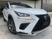 Recon 2018 Lexus NX300 2.0 F Sport 3LED 4cam SUNROOF BSM 5A UNREG - Cars for sale