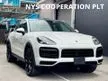 Recon 2020 Porsche Cayenne Coupe 2.9 S V6 Turbo AWD Unregistered 22 Inch Satin Black Wheel Porsche Surface Coated Brake Sport Chrono With Mode Switch Car