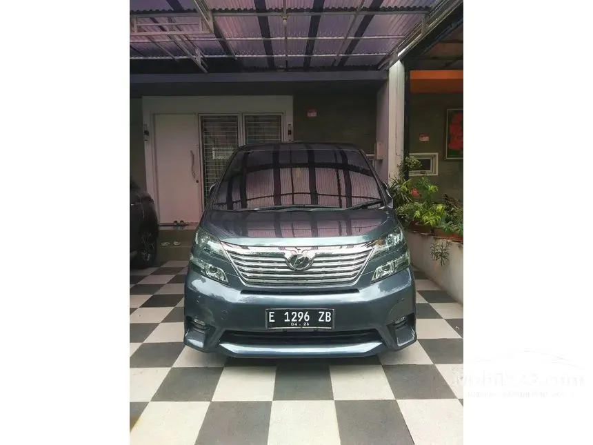 Jual Mobil Toyota Vellfire 2011 Z 2.4 di Jawa Barat Automatic MPV Abu