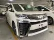 Recon 2019 Toyota Vellfire 2.5 Z G MPV SUPER LOW MIL DIM BSM FULL SPEC TIP TOP CONDITION - Cars for sale