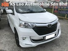 Toyota Avanza 1.5 DUAL VVTI (A) NEW FACELIFT MODEL - FULL AERO BODYKIT - LED DAYTIME RUNNING LIGHT - REAR AIRCOND - 7 8 SEATERS MPV - 1OWENR