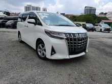 2019 Toyota Alphard 2.5 X SPEC,SUNROOF, MOONROOF,PRE CRASH,LANE ASSIT,BLIND SPOT,GRADE 4.5,2019 UNREGISTER